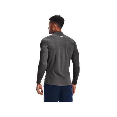 T-Shirt de Compression Under Armour CG Armour Fitted Mock FW25 Charcoal