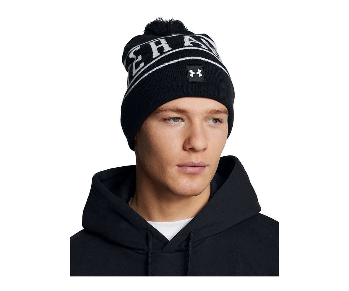 Bonnet Under Armour HalfTime Pom Beanie FW25 Black
