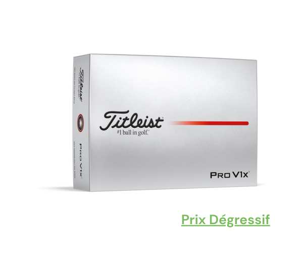 Balles Titleist Pro V1X 25' White