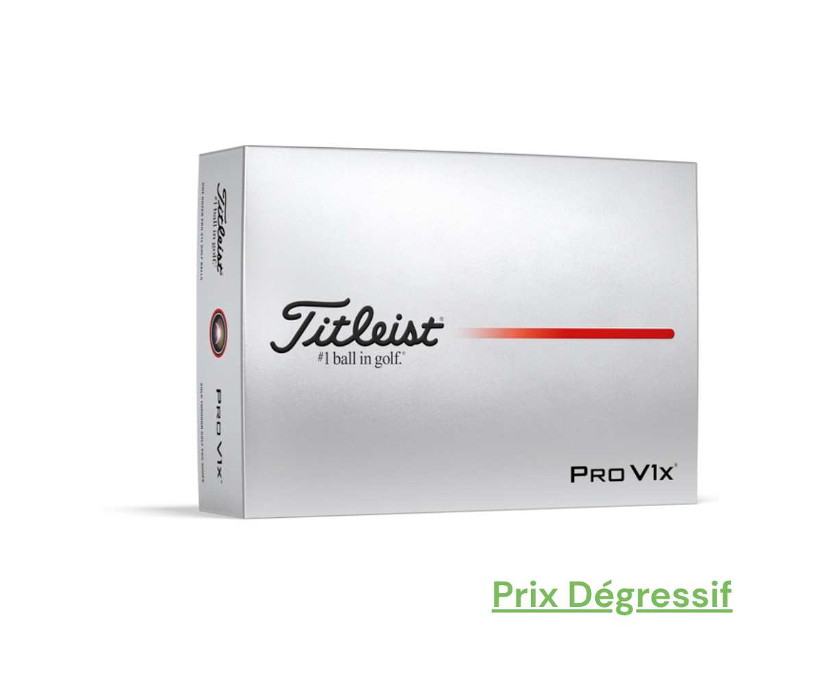 Balles Titleist Pro V1X 25' White