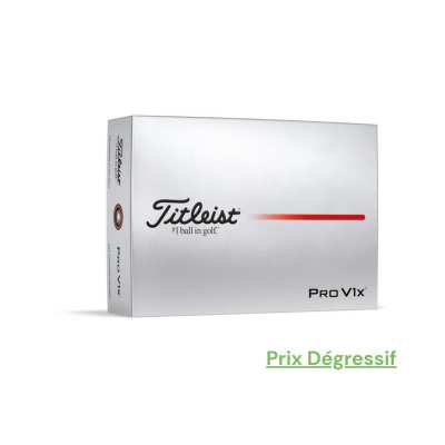 Balles Titleist Pro V1X 25' White