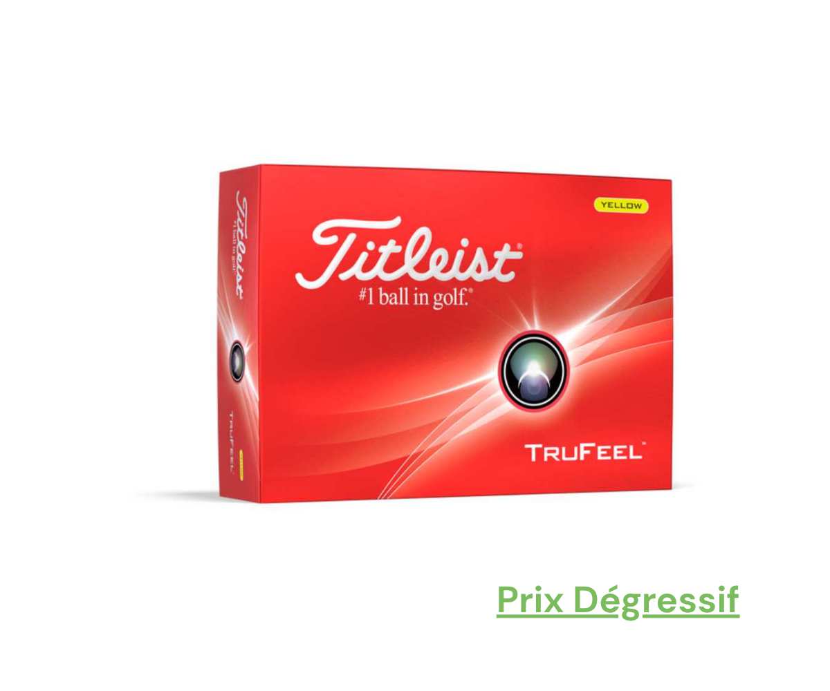 Balles Titleist TruFeel Yellow