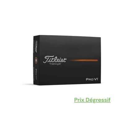 Balles Titleist Pro V1 25' White