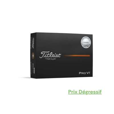 Balles Titleist Pro V1 25' Enhanced Alignment White