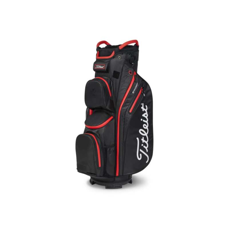 Sac Chariot Titleist Cart 14 Stadry Black Red