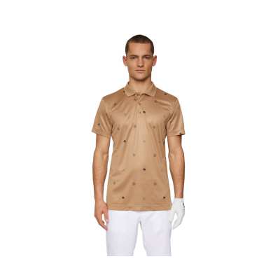 Polo J.Lindeberg Club House Motif SS25 Tigers Eye