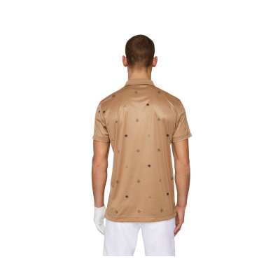 Polo J.Lindeberg Club House Motif SS25 Tigers Eye