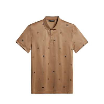 Polo J.Lindeberg Club House Motif SS25 Tigers Eye