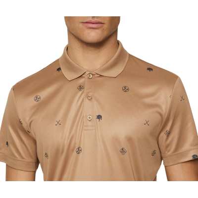 Polo J.Lindeberg Club House Motif SS25 Tigers Eye