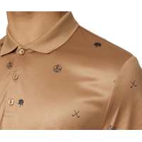 Polo J.Lindeberg Club House Motif SS25 Tigers Eye