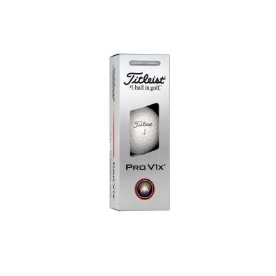 Balles Titleist Pro V1X 25' Enhanced Alignment White