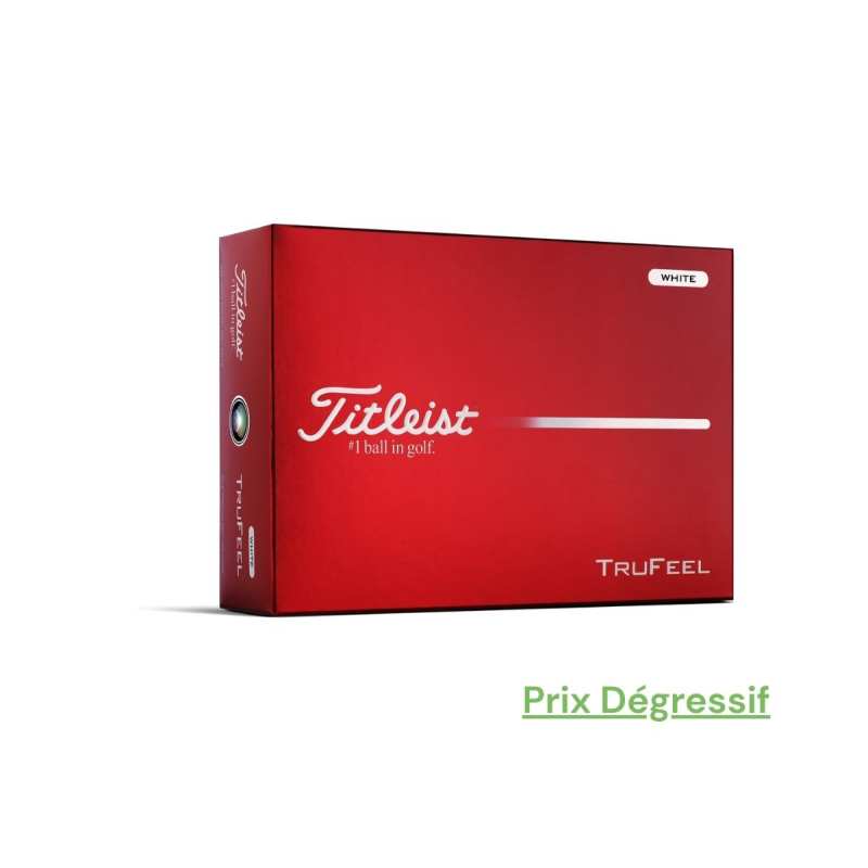 Balles Titleist TruFeel White 2026