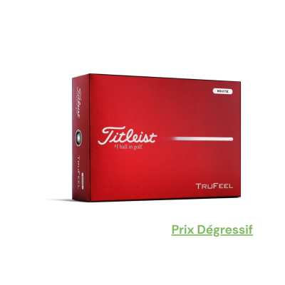 Balles Titleist TruFeel White 2026