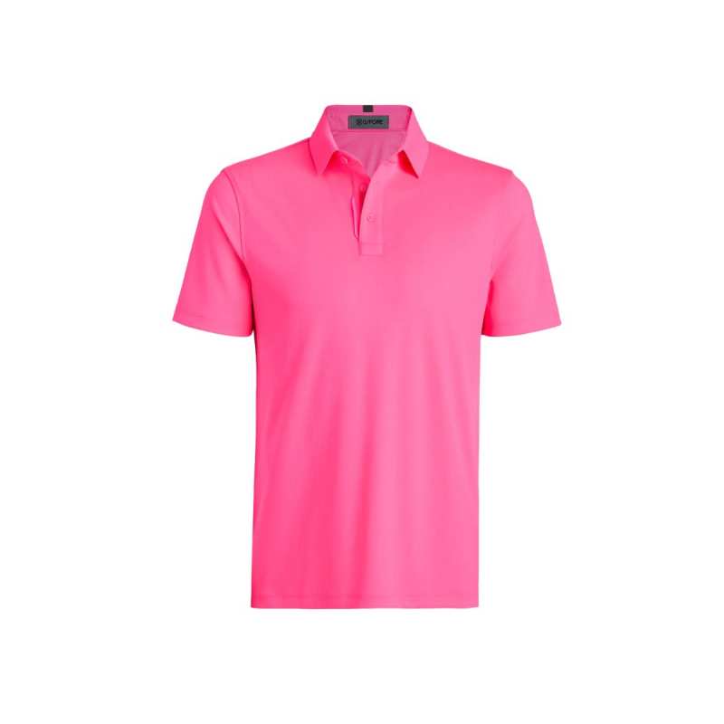 Polo G/FORE Essential Performance Piqué Knockout Pink