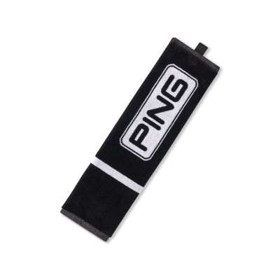 Serviette Ping Tri Fold Towel 2025 Black White