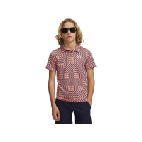 Polo Junior Under Armour Matchplay Printed Polo SS26 Posh Pink Navy