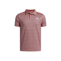 Polo Junior Under Armour Matchplay Printed Polo SS26 Posh Pink Navy