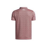 Polo Junior Under Armour Matchplay Printed Polo SS26 Posh Pink Navy