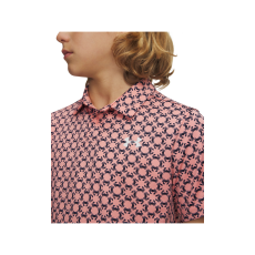 Polo Junior Under Armour Matchplay Printed Polo SS26 Posh Pink Navy