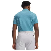 Polo Under Armour T2G Printed Diagonal Heartbeat SS26 Boundless Haze