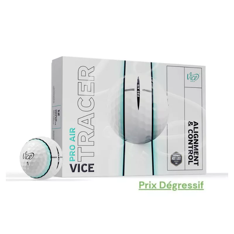 Balles Vice Golf Pro Air Tracer