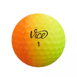 Balles Vice Golf Pro Plus Shade Orange Yellow