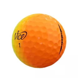 Balles Vice Golf Pro Plus Shade Orange Yellow
