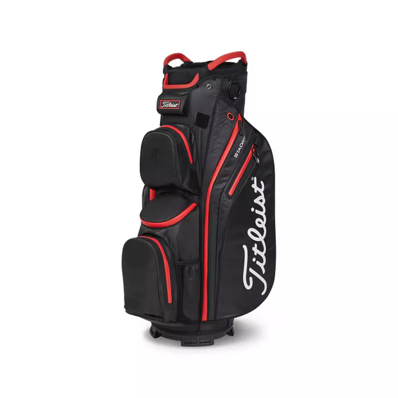 Sac Chariot Titleist Cart 14 Black Black Red