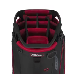 Sac Trépied Titleist Hybrid 14 Stadry Black Black Red