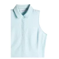 Polo Sans Manches Femme J.Lindeberg Dena Print SS26 Bridge Stack Slylight