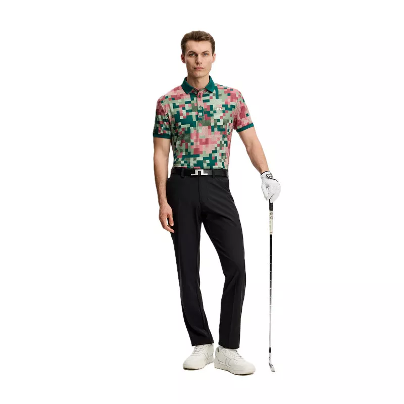Polo J.Lindeberg Bridger Tour Print SS26 Tour 26 Multi