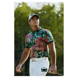 Polo J.Lindeberg Bridger Tour Print SS26 Tour 26 Multi