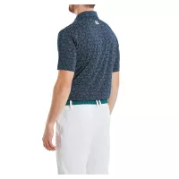 Polo Footjoy Print Floral Lisle SS26 Navy White
