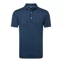 Polo Footjoy Print Floral Lisle SS26 Navy White