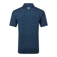 Polo Footjoy Print Floral Lisle SS26 Navy White