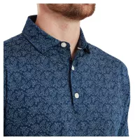 Polo Footjoy Print Floral Lisle SS26 Navy White