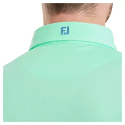 Polo Footjoy Stetch Pique Solid SS26 Sea Glass