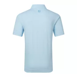 Polo Footjoy Pique Print Shell SS26 Blue Reef