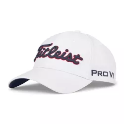 Casquette Titleist Tour Performance White Navy Red