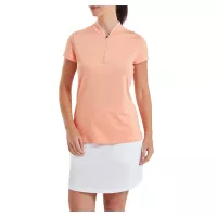 Polo Femme Footjoy Zip Blade SS26 Peach