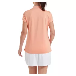 Polo Femme Footjoy Zip Blade SS26 Peach