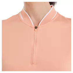 Polo Femme Footjoy Zip Blade SS26 Peach