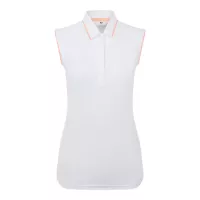 Polo Femme Sans Manches Footjoy SS26 White