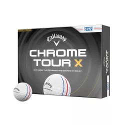 Balles Callaway Chrome Tour X Triple Track White