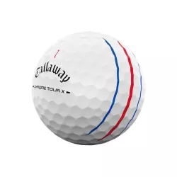 Balles Callaway Chrome Tour X Triple Track White