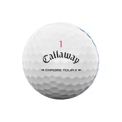 Balles Callaway Chrome Tour X Triple Track White