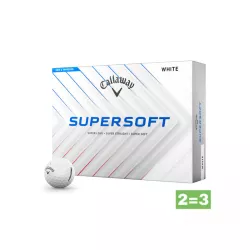 Balles Callaway Supersoft White