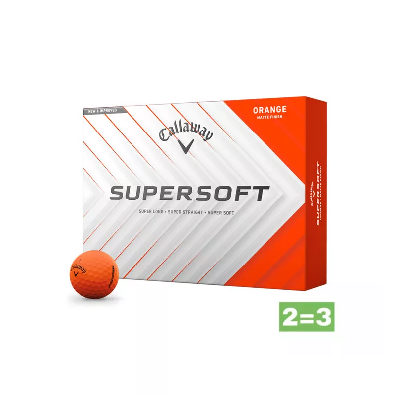 Balles Callaway Supersoft Orange