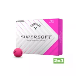 Balles Callaway Supersoft Pink
