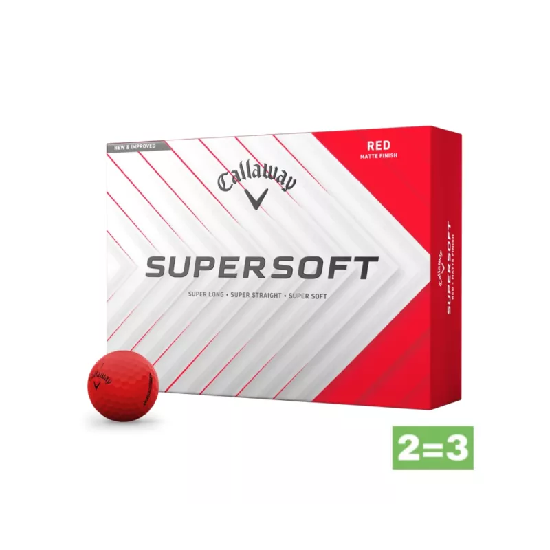 Balles Callaway Supersoft Red
